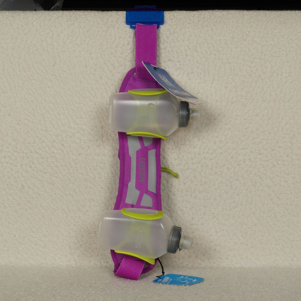 CamelBak Arc 2 Hydration Belt Pink 2x10oz 0.6L Adjustable Flex-and-Twist Running